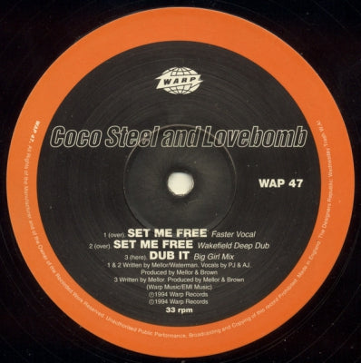 COCO STEEL & LOVEBOMB - Set Me Free