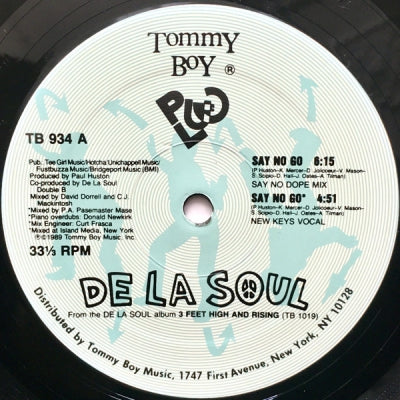 DE LA SOUL - Say No Go