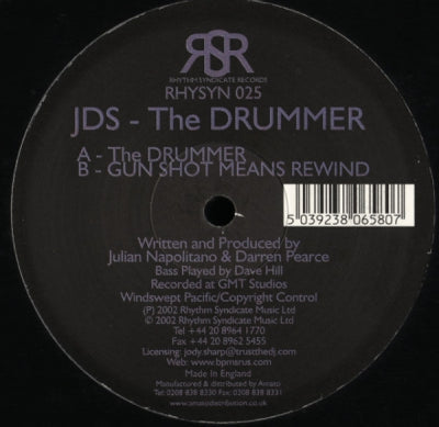 JDS - The Drummer / Gun Shot Means Rewind