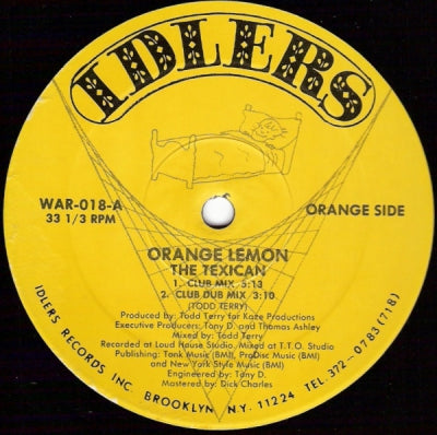 ORANGE LEMON - The Texican / Dreams Of Santa Anna