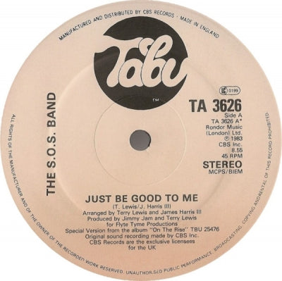 S.O.S. BAND  - Just Be Good To Me