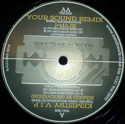 GOLDIE / J. MAJIK - Kemistry V.I.P. / Your Sound Remix