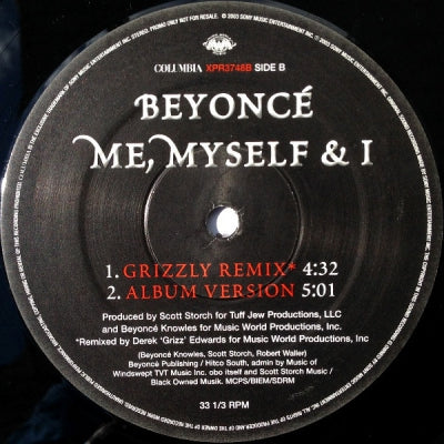 BEYONCE - Me, Myself And I