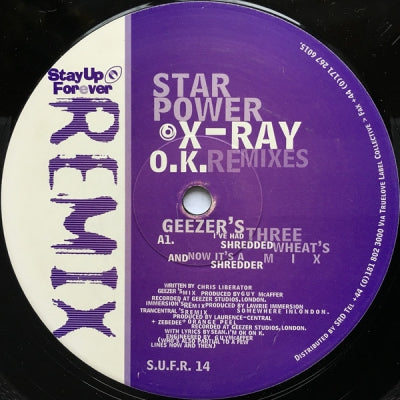 STAR POWER - X-Ray O.K. (Geezer / Immersion Remixes)