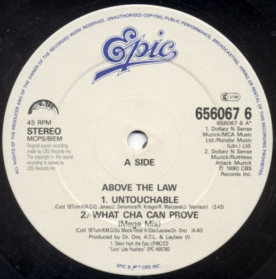 ABOVE THE LAW - Untouchable