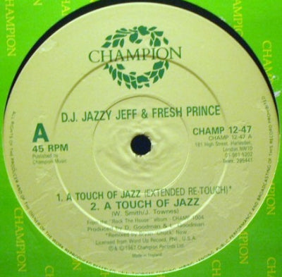 D.J. JAZZY JEFF & THE FRESH PRINCE - A Touch Of Jazz