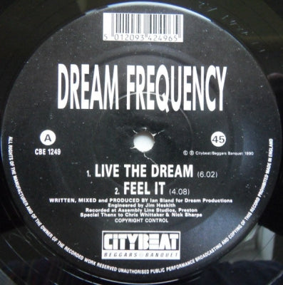 DREAM FREQUENCY - Live The Dream / Feel It