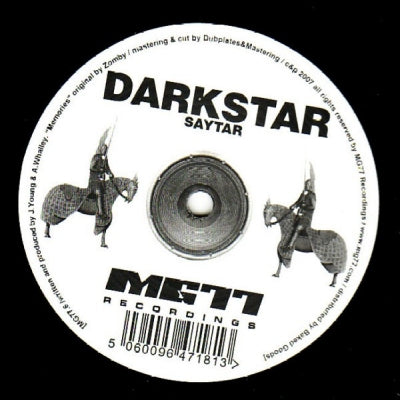 ZOMBY / DARKSTAR - Memories (Darkstar Remix) / Saytar