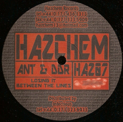 ANT & DDR - Losing It Between The Lines / Get On The Move