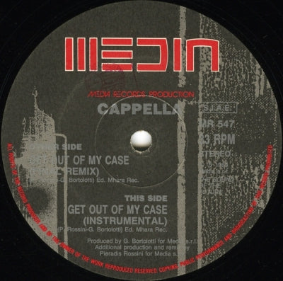 CAPPELLA - Get Out Of My Case