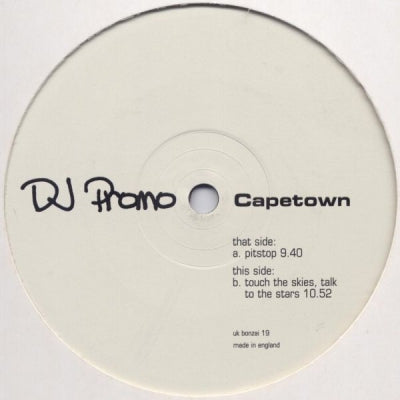 CAPETOWN - Pitstop / Touch The Skies, Talk To The Stars