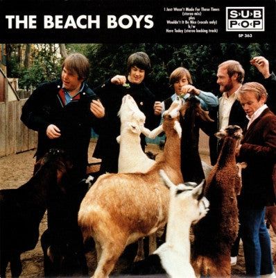 THE BEACH BOYS - I Just Wasn't Made For These Times (Stereo Mix) / Wouldn't It Be Nice (Vocals Only) b/w Here Today (