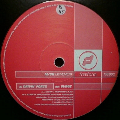M/CR MOVEMENT - Drivin' Force / Surge