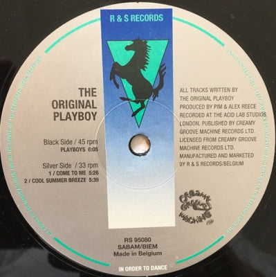 THE ORIGINAL PLAYBOY - Playboys / Come To Me  / Cool Summer Breeze