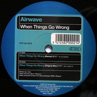 AIRWAVE - When Things Go Wrong
