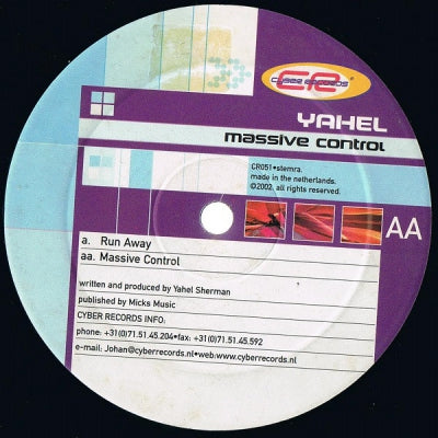 YAHEL - Run Away / Massive Control