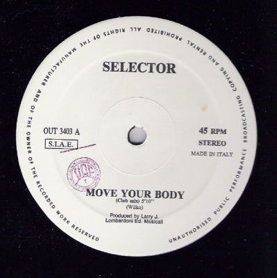 SELECTOR - Move Your body