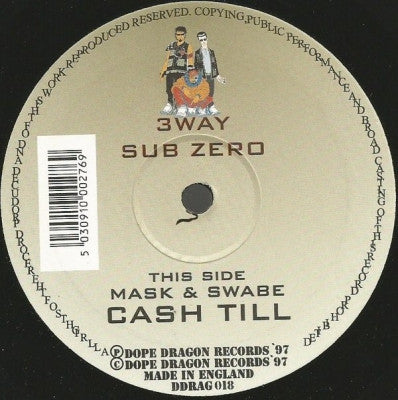 3 WAY / MASK & SWABE - Sub Zero / Cash Till