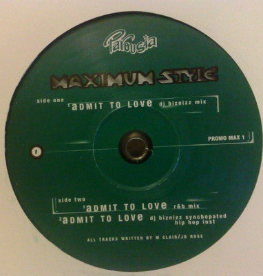 MAXIMUM STYLE - Admit To Love (DJ Krust Remix)