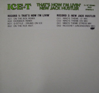 ICE-T - That's How I'm Livin' / New Jack Hustler