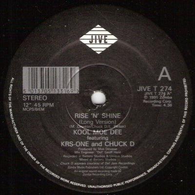 KOOL MOE DEE FEATURING KRS-ONE AND CHUCK D - Rise 'N' Shine