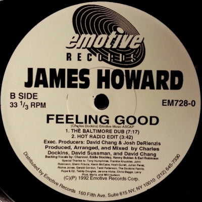 JAMES HOWARD - Feeling Good