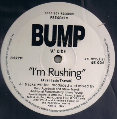 BUMP - I'm Rushing