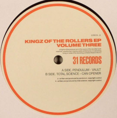 VARIOUS - Kingz Of The Rollers EP Volume Three