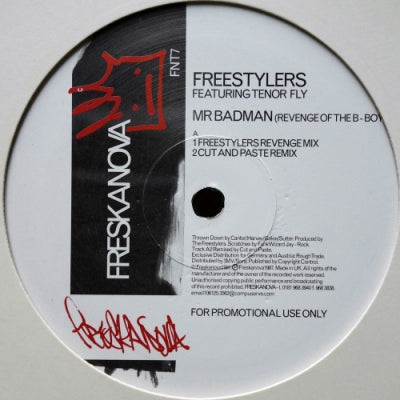 FREESTYLERS FEATURING TENOR FLY - Mr Badman (Revenge Of The B-Boy)
