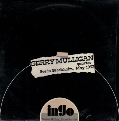 THE GERRY MULLIGAN QUARTET - Gerry Mulligan Quartet Live In Stockholm