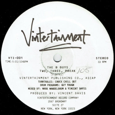 THE B BOYS - Two, Three, Break