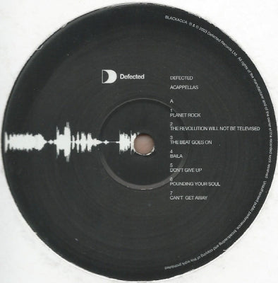 VARIOUS - Defected Acapellas