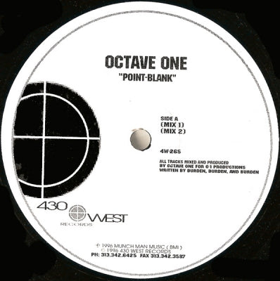 OCTAVE ONE - Point-Blank / Through Darkness