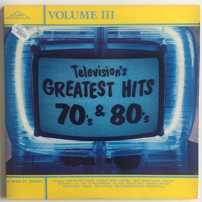 VARIOUS - Television's Greatest Hits 70's & 80's (Volume III).