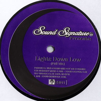 THEO PARRISH - Lights Down Low