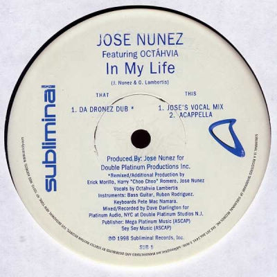 JOSE NUNEZ - In My Life