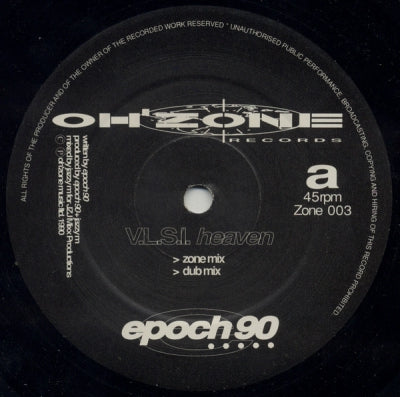 EPOCH90 - V.L.S.I Heaven / There Can Only Be One