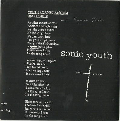 SONIC YOUTH - Youth Against Fascism