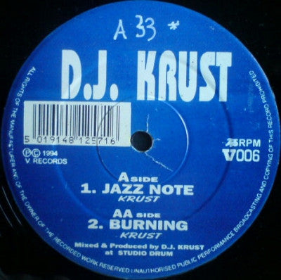 DJ KRUST - Jazz Note / Burning