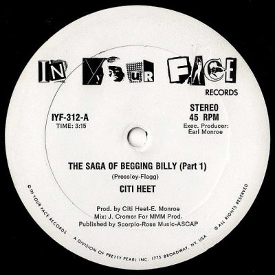 CITI HEET - The Saga Of Begging Billy / Sally 45