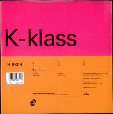 K-KLASS - So Right