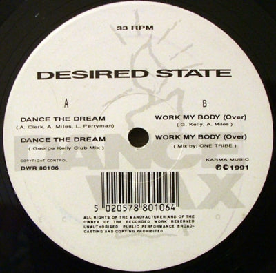 DESIRED STATE - Dance The Dream / Work My Body