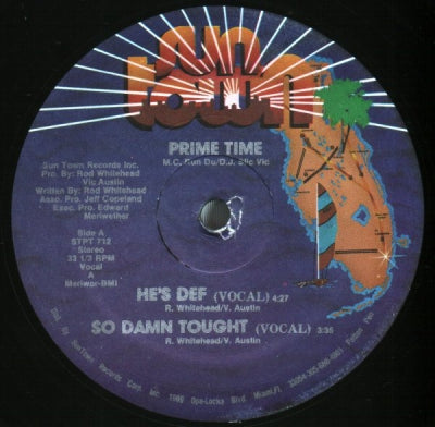 PRIME TIME - He's Def / So Damn Tough