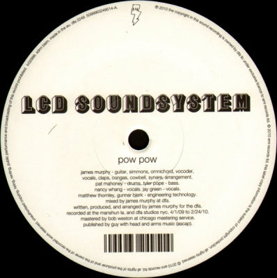 LCD SOUNDSYSTEM - Pow Pow