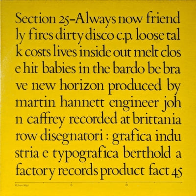 SECTION 25 - Always Now