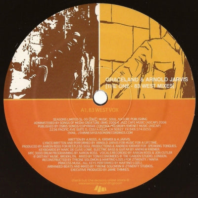 GRACELAND & ARNOLD JARVIS - The One (remixes)