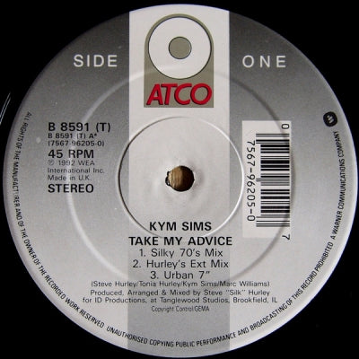 KYM SIMS - Take My Advice