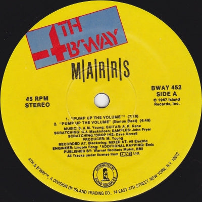 MARRS - Pump Up The Volume