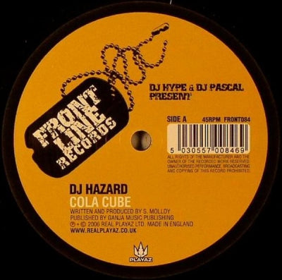 DJ HAZARD - Cola Cube / Ninja Technique