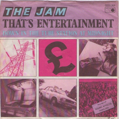 THE JAM - That's Entertainment / Down In The Tube Station At Midnight